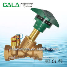 double orifice regulating balance valves